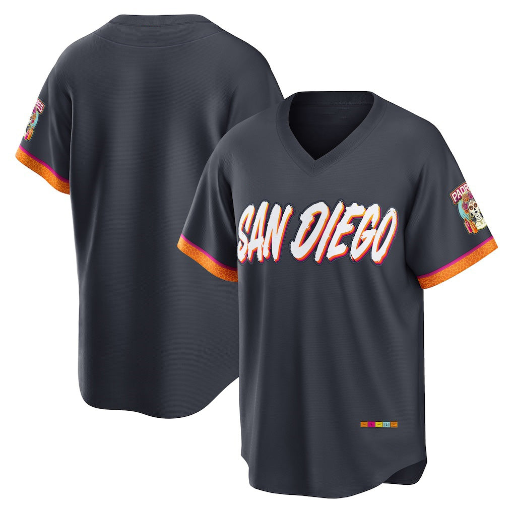 San Diego Padres Obsidian Fotopoulosg 2026 City Connect Stadium Jersey