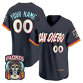 Custom San Diego Padres Obsidian Fotopoulosg 2026 City Connect Stadium Stitched Jersey