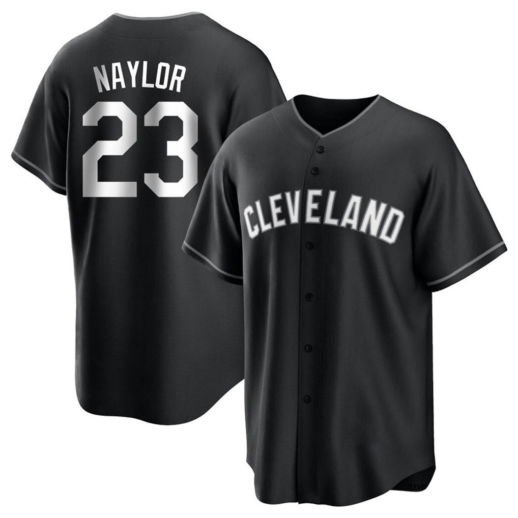 Cleveland Guardians #23 Bo Naylor Player Black Fotopoulosg Home Game Stitched Jerseys
