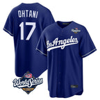 Los Angeles Dodgers #17 Shohei Ohtani Player Royal Fotopoulosg World Series Game Stitched Jerseys