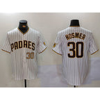 San Diego Padres #30 Eric Hosmer White Fotopoulosg Stitched Cool Base Jerseys