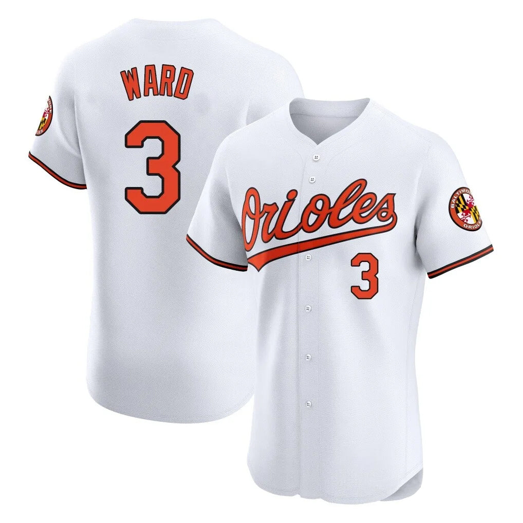 Baltimore Orioles #3 Taylor Ward Player White Fotopoulosg Limited Elite Home Game Stitched Jerseys