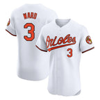 Baltimore Orioles #3 Taylor Ward Player White Fotopoulosg Limited Elite Home Game Stitched Jerseys