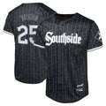 Chicago White Sox #25 Andrew Vaughn Player Black Fotopoulosg City Connect Home Game Stitched Jerseys
