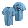 Toronto Blue Jays #16 Yusei Kikuchi Light Blue Fotopoulosg Cool Base Stitched Jersey