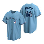 Toronto Blue Jays #16 Yusei Kikuchi Light Blue Fotopoulosg Cool Base Stitched Jersey