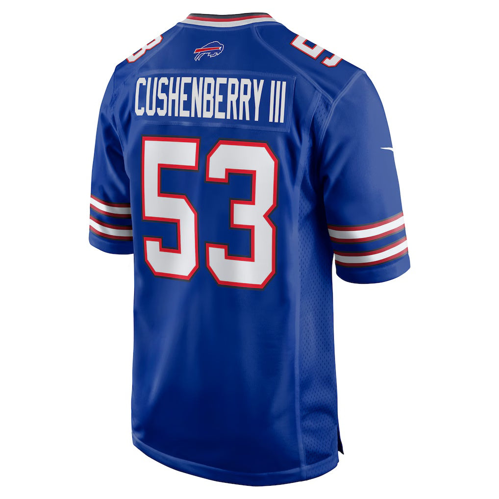 B.Bills #53 Lloyd Cushenberry III Royal Fotopoulosg Team Game Jersey