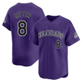 Colorado Rockies #8 Ryan Ritter Player Purple Fotopoulosg Limited Home Stitched Jerseys