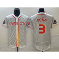 Houston Astros #3 Jeremy Pena Number White Fotopoulosg 2023 City Connect Flex Base Stitched Jersey
