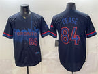 Toronto Blue Jays #84 Dylan Cease Navy Fotopoulosg 2024 City Connect Limited Stitched Jersey