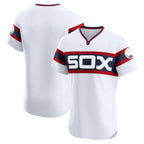 Chicago White Sox White Fotopoulosg Alternate Vapor Premier Elite Patch Jersey