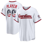 Custom Cleveland Guardians 2026 All-Star Edition Stars & Stripes White Fotopoulosg Stadium Pick-A-Player Jersey