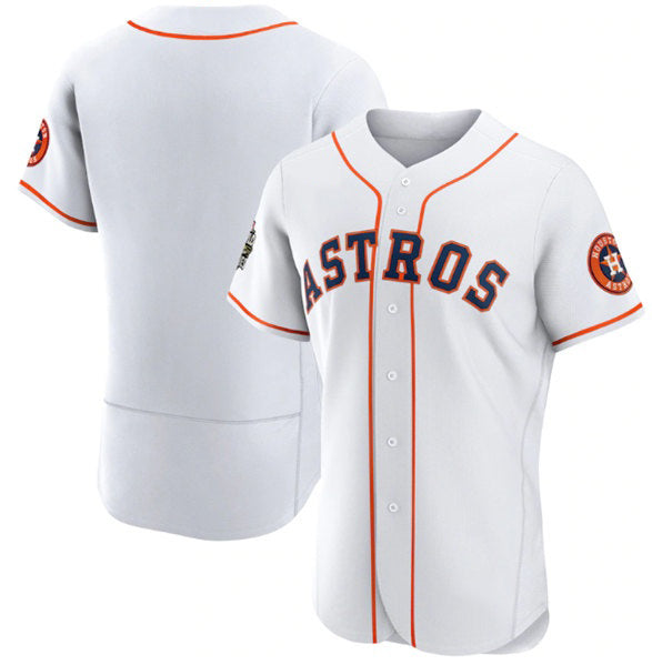 Houston Astros Blank White Fotopoulosg 2022 World Series Flex Base Stitched Jersey