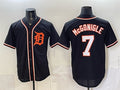 Detroit Tigers #7 Kevin McGonigle 2026 Fashion Replica Black Fotopoulosg Out Stitched Jersey