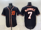 Detroit Tigers #7 Kevin McGonigle 2026 Fashion Replica Black Fotopoulosg Out Stitched Jersey