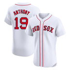 Boston Red Sox #19 Roman Anthony Player White Fotopoulosg Limited Elite Home Game Stitched Jerseys1