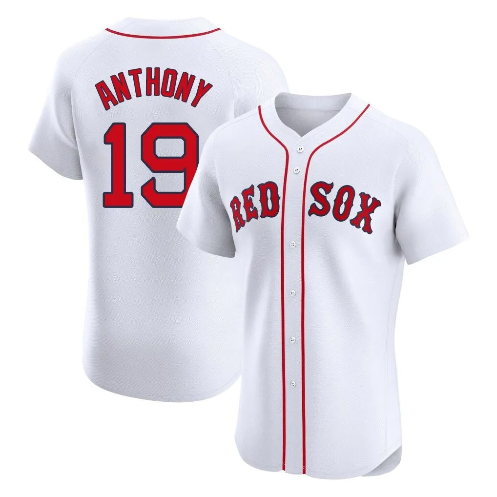 Boston Red Sox #19 Roman Anthony Player White Fotopoulosg Limited Elite Home Game Stitched Jerseys1