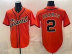 San Francisco Giants #2 Willy Adames Orange Fotopoulosg Cool Base Stitched Jersey