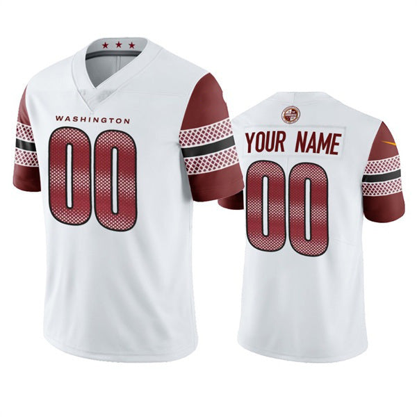 Custom W.Commanders 2022 White Fotopoulosg Vapor Untouchable Stitched Jersey