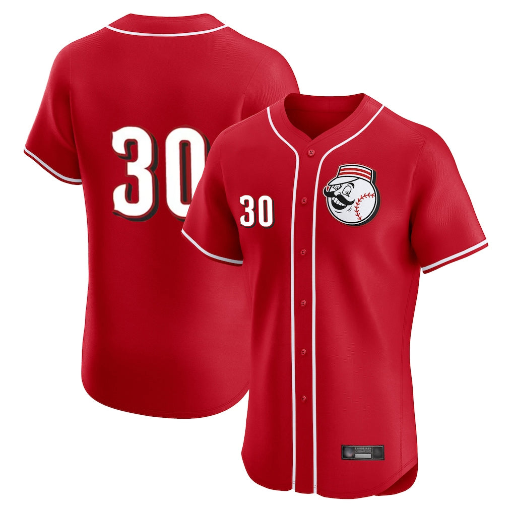 Cincinnati Reds #30 Ken Griffey Player Red Fotopoulosg Limited Elite Home Game Stitched Jerseys