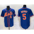 New York Mets #5 David Wright Blue Fotopoulosg Cool Base Stitched Jersey