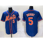 New York Mets #5 David Wright Blue Fotopoulosg Cool Base Stitched Jersey