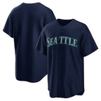 Seattle Mariners Navy Fotopoulosg Alternate Replica Team Jersey