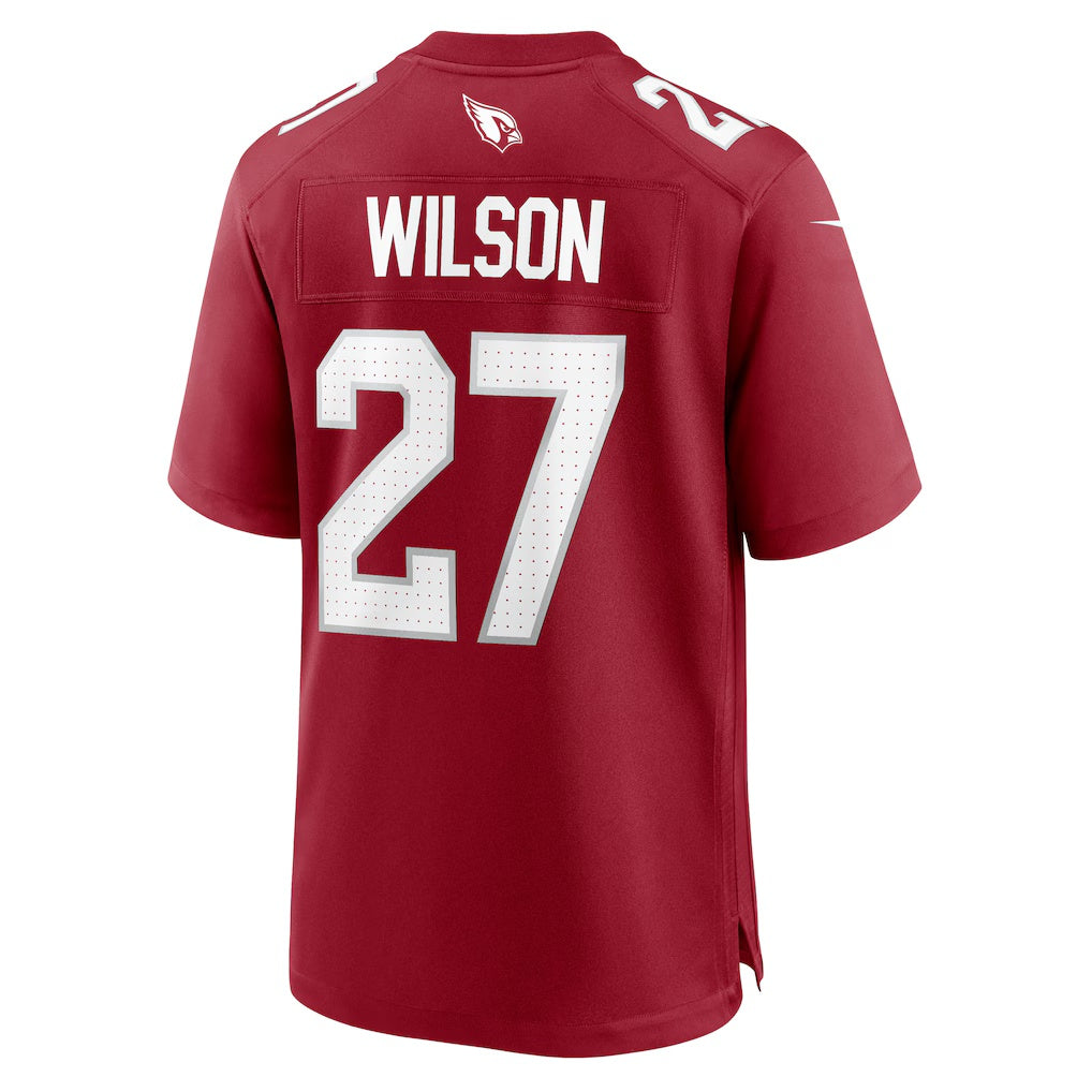 A.Cardinals #27 Divaad Wilson Cardinal Fotopoulosg Team Game Jersey