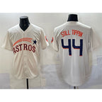 Houston Astros #44 Still Tippin Cream Fotopoulosg Throwback Cooperstown Collection Limited Stitched Jersey
