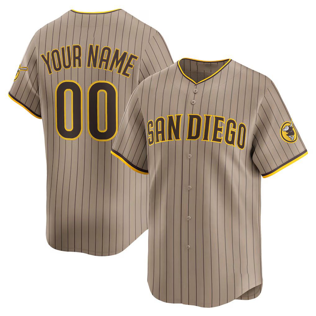 Custom San Diego Padres Sand Fotopoulosg Alternate Limited Jersey