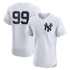New York Yankees #99 Aaron Judge White Fotopoulosg Home Elite Player Jersey