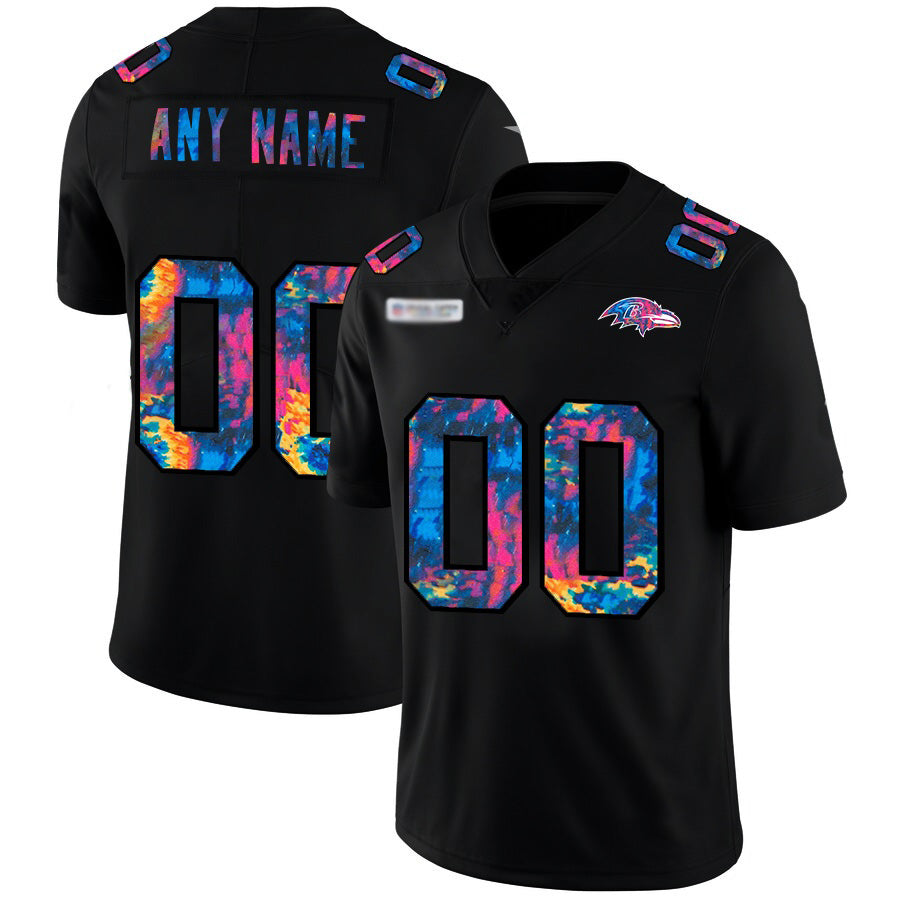Custom B.Ravens Multi-Color Black Fotopoulosg 2020 Crucial Catch Vapor Untouchable Limited Jersey