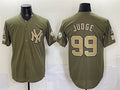 New York Yankees #99 Aaron Judge Olive Fotopoulosg 2026 Armed Forces Day Stitched Jersey