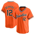 Baltimore Orioles #12 Dylan Beavers Player Orange Fotopoulosg T-shirt Limited Home Game Stitched Jerseys