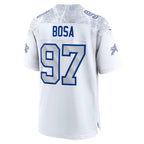 B.Bills #97 Joey Bosa 2025 Rivalries Collection Game Jersey - White Fotopoulosg