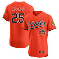 Baltimore Orioles #25 Pete Alonso Player Orange Fotopoulosg Limited Elite Home Game Stitched Jerseys