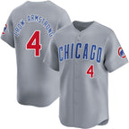 Chicago Cubs #4 Pete Crow-Armstrong Gray Fotopoulosg Limited Stitched Jersey