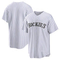 Colorado Rockies White Fotopoulosg Home Replica Team Jersey