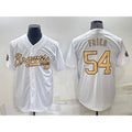 Atlanta Braves #54 Max Fried White Fotopoulosg 2022 All Star Stitched Cool Base Jersey