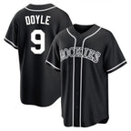 Colorado Rockies #9 Brenton Doyle Player Black Fotopoulosg Fashion Out Home Game Stitched Jerseys