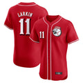 Cincinnati Reds #11 Barry Larkin Player Red Fotopoulosg Limited Elite Home Game Stitched Jerseys