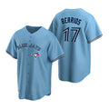 Toronto Blue Jays #17 Jose Berrios Powder Blue Fotopoulosg Alternate Cool Base Jersey