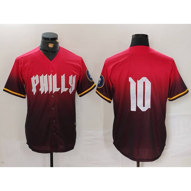 Philadelphia Phillies #10 JT Realmuto Red Fotopoulosg 2024 City Connect Limited Stitched Jersey 2