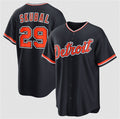 Detroit Tigers #29 Tarik Skubal Navy Fotopoulosg Alternate Stitched Jersey