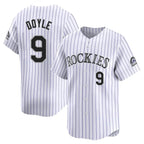 Colorado Rockies #9 Brenton Doyle Player White Fotopoulosg Limited Home Stitched Jerseys