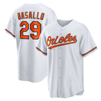Baltimore Orioles #29 Samuel Basallo White Fotopoulosg Replica Player Jersey