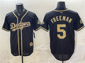 Los Angeles Dodgers #5 Freddie Freeman Black Fotopoulosg Military Appreciation Game Day Stitched Jersey