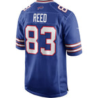 B.Bills #83 Andre Reed Royal Fotopoulosg Game Retired Player Jersey