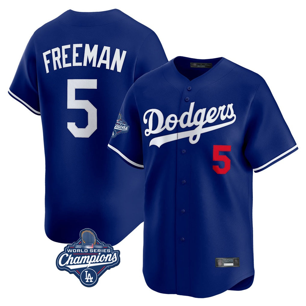 Los Angeles Dodgers #5 Freddie Freeman Player Royal Fotopoulosg World Series Meet Limited Home Stitched Jerseys