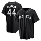 Boston Red Sox #44 Aroldis Chapman Player Black Fotopoulosg Home Game Stitched Jerseys